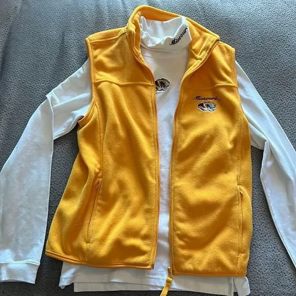 New Mizzou 2 piece vest/turtleneck - Picture 1 of 11